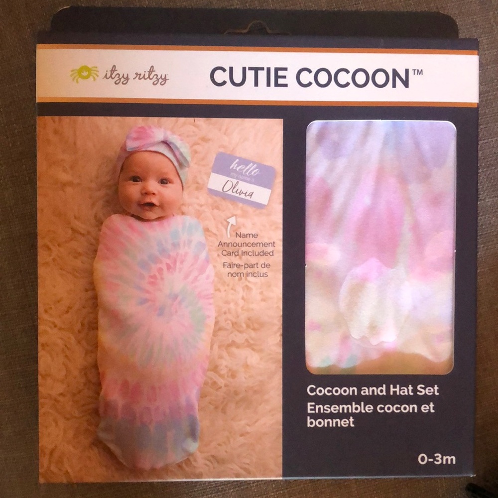 Itzy ritzy matching blanket and beanie